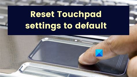 Toradh íomhá ar Touchpad Reset