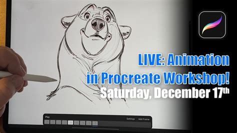 Toradh íomhá ar Procreate Live
