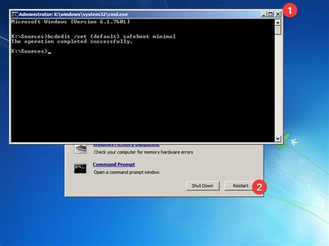 Image result for Windows 7 Safe Mode with Command Prompt