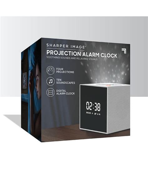 Toradh íomhá ar Sharper Image Weather Clock Projection