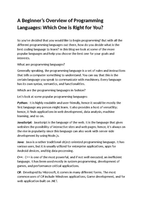 Image result for Essay Programming Language