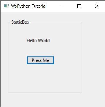 Image result for wxPython Panel Box