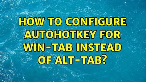 Toradh íomhá ar Alt-Tab AutoHotkey