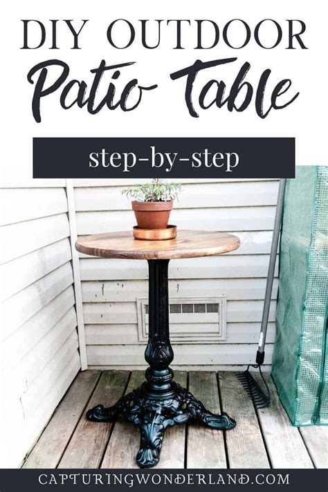 Patio Table and Chairs DIY に対する画像結果