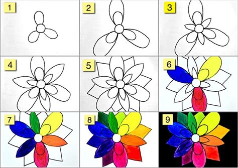 Image result for Color Wheel Flower Design