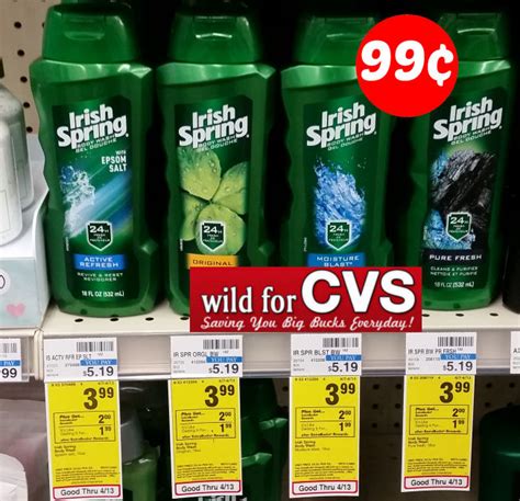 Toradh íomhá ar Irish Spring Coupons Printable