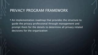 Image result for Privacy Management Program Framework
