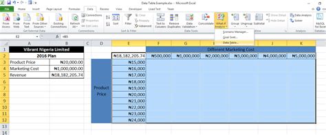 نتيجة الصورة لـ Excel Methods for Data Table