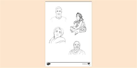 Afbeeldingsresultaten voor 3 People Colouring Pages