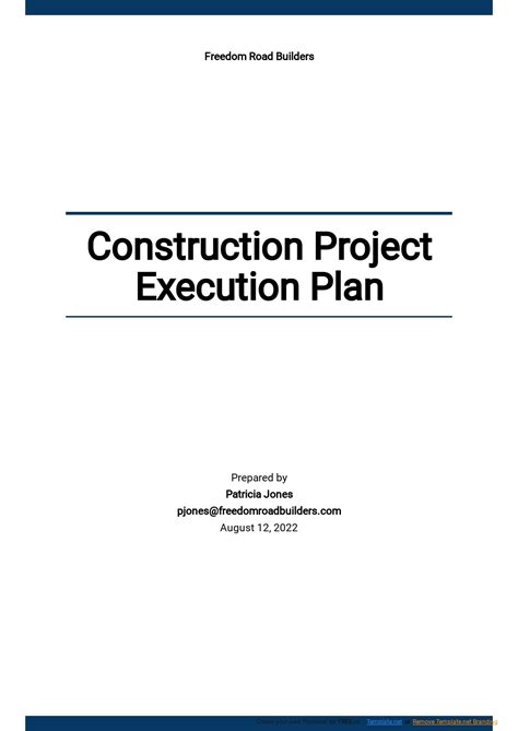 Sample of Constuction Project Plan に対する画像結果