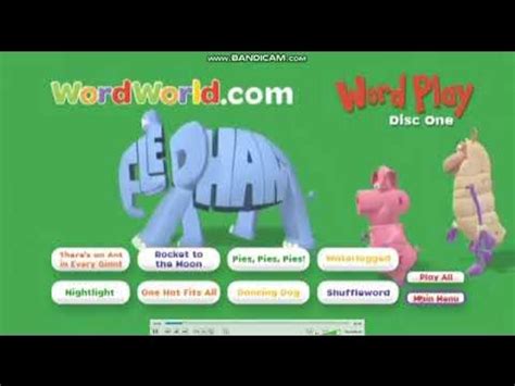 Image result for WordWorld Menu