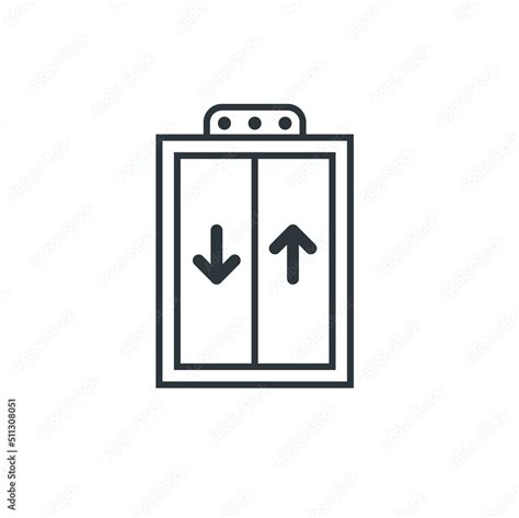 Image result for Stack Effect Elevator Symbol