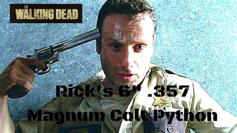 Toradh íomhá ar Rick Grimes Holding Python