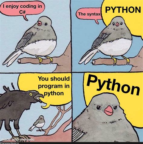 Image result for Python Learning C Meme