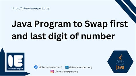 Image result for Last Digit First Digit in Number in Java