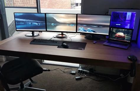 Image result for 3 Monitor Computer Setup