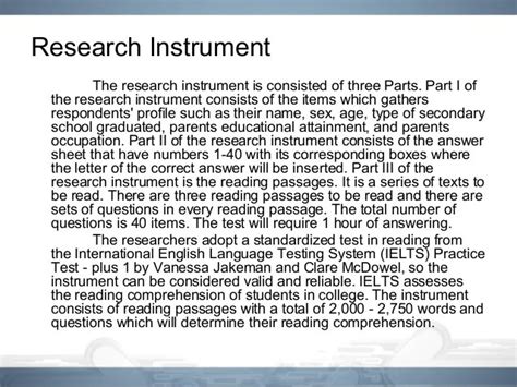 Toradh íomhá ar Research Instruments Example Thesis