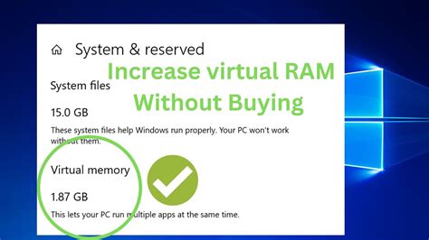 Afbeeldingsresultaten voor Increase Virtual Memory Windows 10