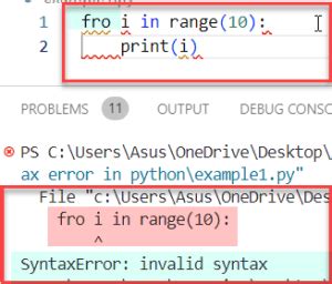 Image result for Invalid Syntax Python Error