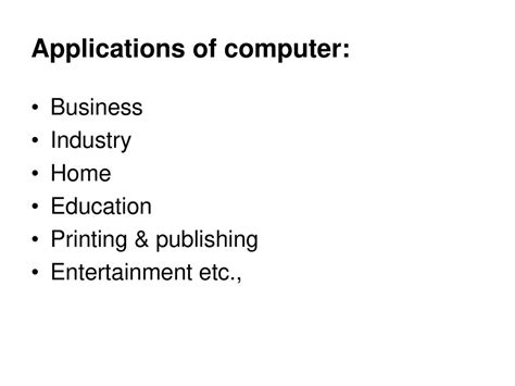 Image result for Features of Computer Applications