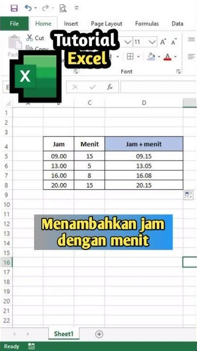 Cara Menulis Nomor Jam Di Excel に対する画像結果