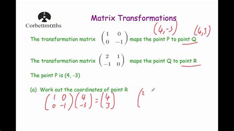Image result for Matrix Transformation