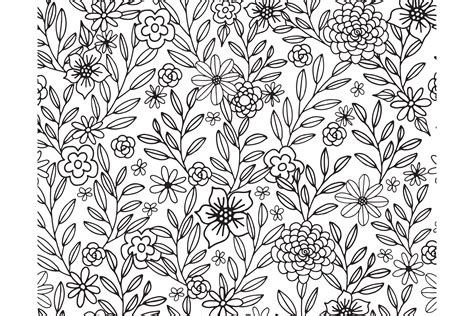Image result for Seamless Floral Pattern Coloring Pages