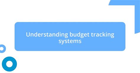 A Budget Tracking System に対する画像結果