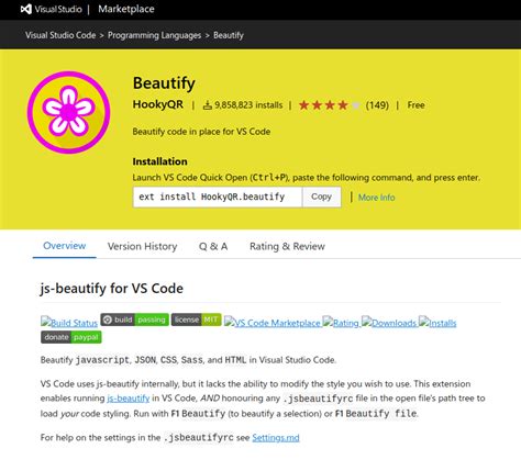 Toradh íomhá ar Como Usar Beautify Vscode