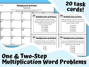 Image result for 2 Step Word Problems Multiplication Division Examples