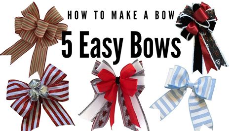 Bildergebnis für 5 Easy Bow Tutorials