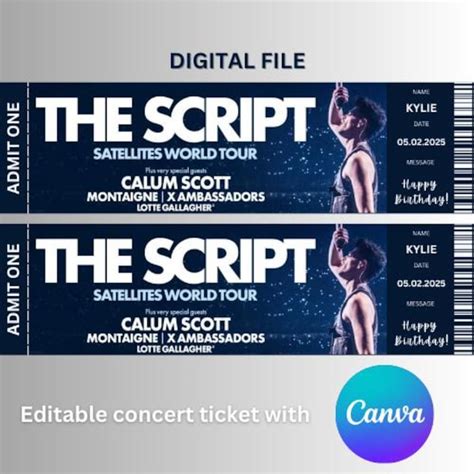 Image result for The Script Concert Sign Ideas