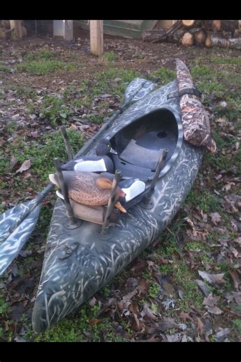 Image result for Wood Frame Kayak Duck Hunting
