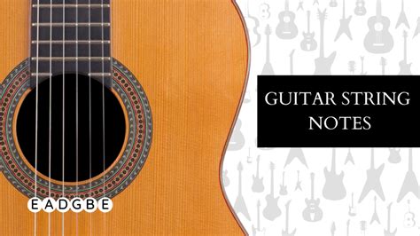 Classical Guitar String Notes に対する画像結果