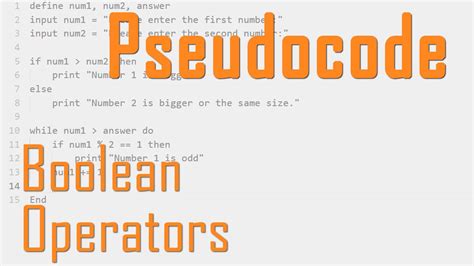 Image result for Logical Operators Pseudocode