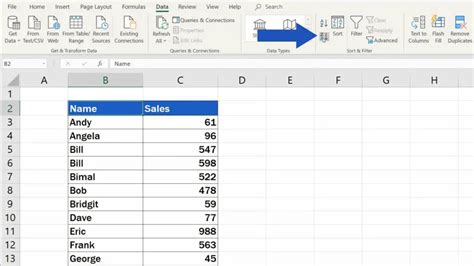 Image result for How to Sort Excel Column Alphabetically