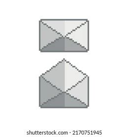 Image result for 8-Bit Envelope Icon