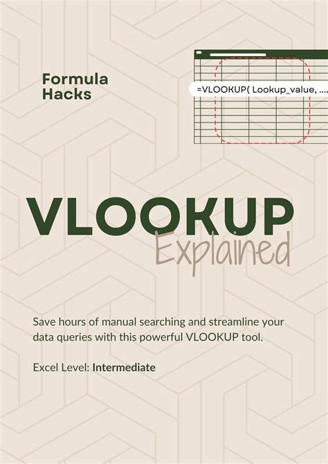 Image result for Excel VLOOKUP Guide