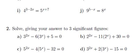 Toradh íomhá ar Solve Exponential Equations Worksheet