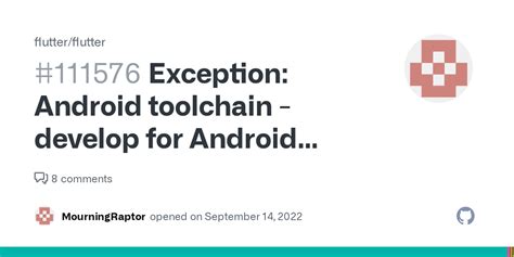 Image result for Android Toolchain Flutter Error