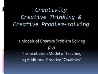 Creativity and Problem Solving に対する画像結果