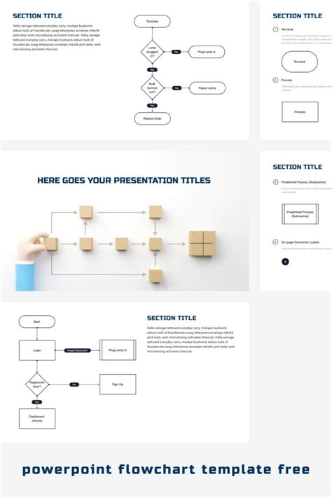 Free Powerpoint Minimal Flowchart Template – MasterBundles