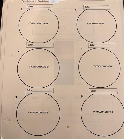 Slides Microarray Color Intensity Chart に対する画像結果