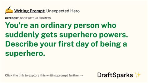 Image result for Hero Writing Prompt