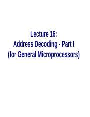 Toradh íomhá ar Address Decoding