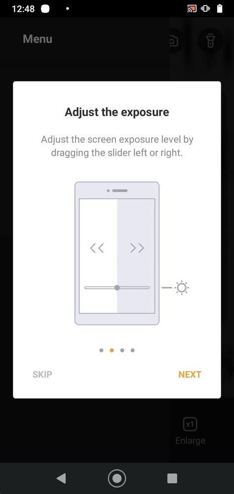 Microscope Camera App に対する画像結果
