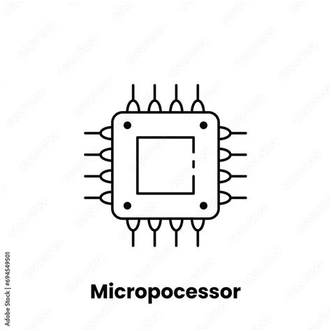 Image result for Microprocessor Easy Drawing