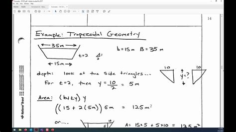 Toradh íomhá ar Trapezoidal Channel Flow Equation