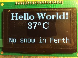 Toradh íomhá ar Degree Symbol for Arduino Display