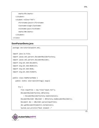 Image result for Java XmlReader Tutorial